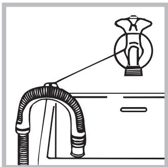 HOTPOINT RPD 965 DD EU - Veden poistoletkun liittäminen - 2