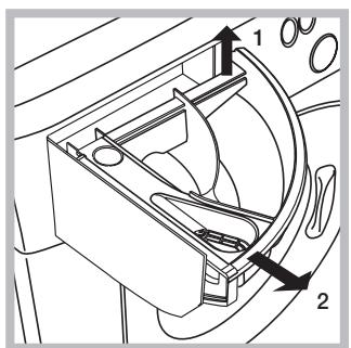 HOTPOINT WMG 8237BS EU - Почистване на чекмеджето за перилните препарати - 1