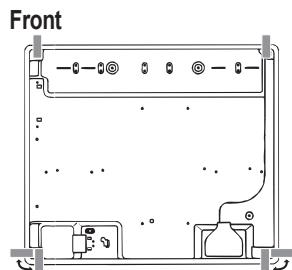 HOTPOINT DD 752 P/HA - Hook fastening diagram - 4