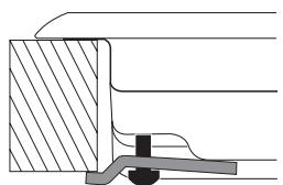 HOTPOINT DD 752 P/HA - Esquema para prender os ganchos - 3