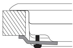 HOTPOINT DD 752 P/HA - Hook fastening diagram - 2