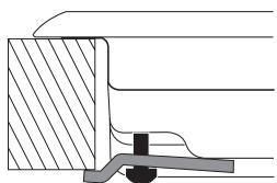 HOTPOINT DD 752 P/HA - Haken-Befestigungsschema - 3