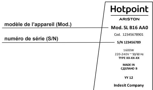 HOTPOINT HB 0801 UP0 - Signalez-lui : - 1
