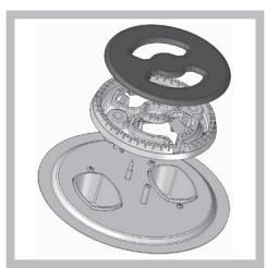 HOTPOINT PKL 752 T/IX/HA - Replacing the Triple ring burner nozzles - 1