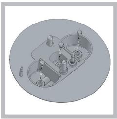 HOTPOINT PKL 752 T/IX/HA - Sostituzione degli ugelli su bruciatore a "doppie flamme" independenti - 2