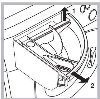 HOTPOINT RPG 822 KK EX - Cleaning the detergent dispenser drawer - 1
