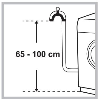 HOTPOINT RSG 601 EX - Connecting the drain hose - 1