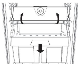 HOTPOINT T 16 A2 D/HA - Removing the Meat &amp; Fish compartment: - 1