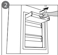 HOTPOINT T 16 A2 D/HA - COMO DESCONGELAR O COMPARTIMENTO DO CONGELADOR (dependendo do modelo) - 1