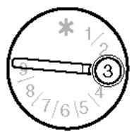 CALOR 6618 - Mod. 6616: (1 knop) - 1