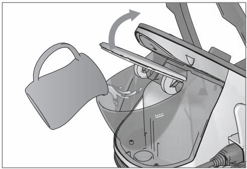 ASTORIA RC2500A CLIC'N STEAM - Eau à utiliser - 1