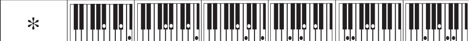 CASIO CTK-900 - Charte des accords FINGERED - 11