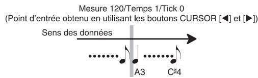 CASIO CTK-900 - Pour corriger des erreurs survenues pendant l'enregistrement échelonné - 4