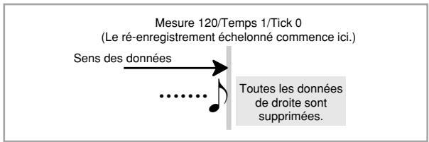 CASIO PX-410R - Pour corriger les erreurs survenues lors de l'enregistrement échelonné - 6