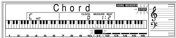 CASIO PX-410R - Pour changer un accord - 1