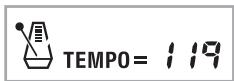 CASIO WK-3700 - Pour ajuster le tempo - 1