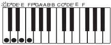 CASIO WK-3700 - Types d'accords - 4