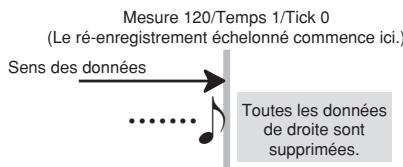 CASIO WK-3700 - Pour corriger les erreurs survenues lors de l'enregistrement échelonné - 5