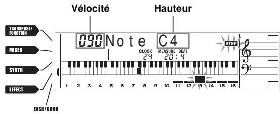 CASIO WK-3700 - Pour éditer le contenu de la mémoire - 2