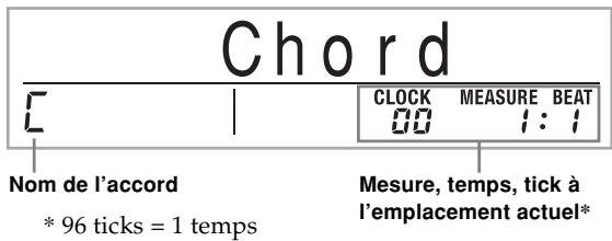 CASIO WK-3700 - Pour enregistrer des accords en utilisant l'enregistrement échelonné - 2
