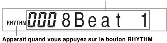 CASIO WK-3700 - Pour sélectionner un rythme - 1