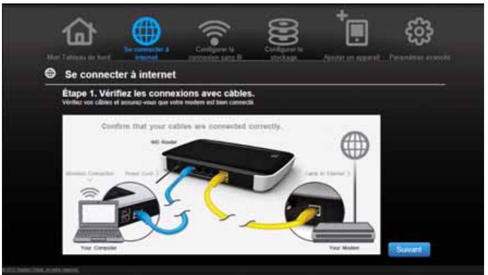 WESTERN DIGITAL WD MY NET N900 CENTRAL 1 TO - Pour vérifier ou dépanner votre connexion à internet : - 1