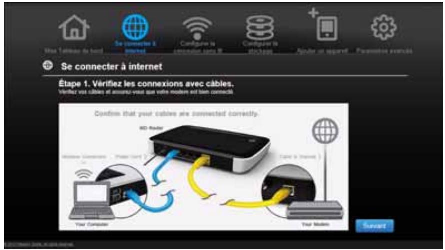 WESTERN DIGITAL WD MY NET N900 CENTRAL 1 TO - Configuration d'un nouveau routeur - 2