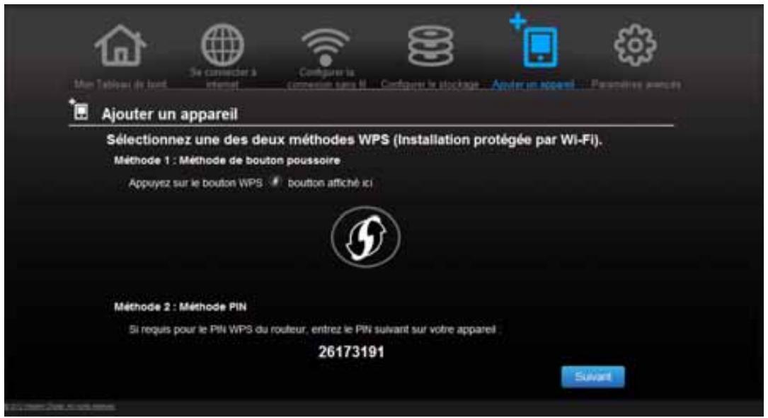 WESTERN DIGITAL WD MY NET N900 CENTRAL 1 TO - Pour connecter un appareil équipé du WPS : - 1