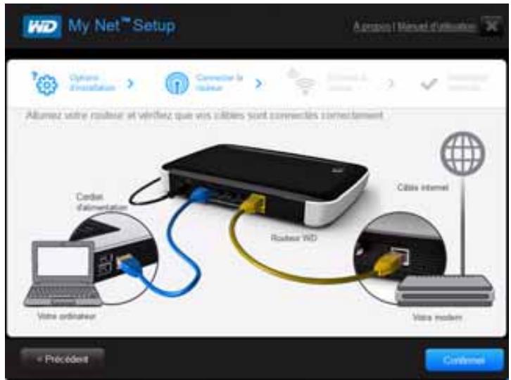 WESTERN DIGITAL WD MY NET N900 CENTRAL 1 TO - Installation d'un nouveau routeur - 2