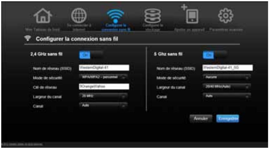 WESTERN DIGITAL WD MY NET N900 CENTRAL 1 TO - Pour configurer les paramètres basiques de la connexion sans fil : - 1