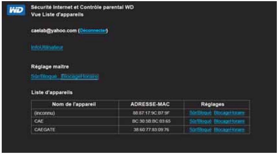 WESTERN DIGITAL WD MY NET N900 CENTRAL 1 TO - Gestion du contrôle parental - 1