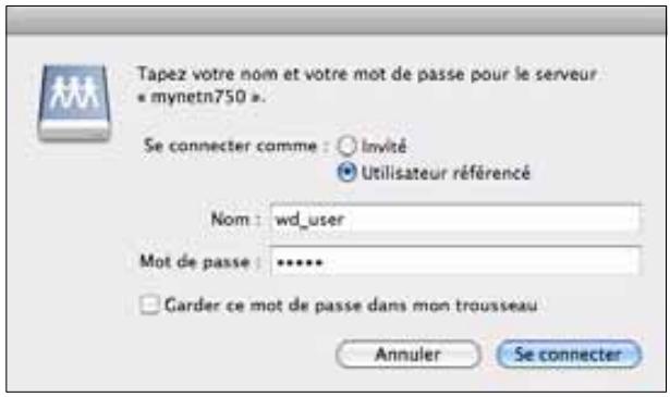 WESTERN DIGITAL WD MY NET N900 CENTRAL 1 TO - Installation d'un partage (mac) - 2