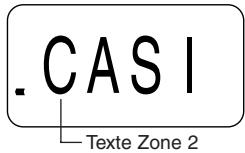 CASIO KL-100E - Pour rappeler un texte de la mémoire - 3