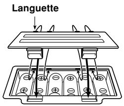 CASIO WK-3800 - Enlevez le couvercle du logement des piles. - 3