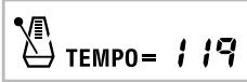 CASIO WK-3800 - Pour ajuster le tempo - 1