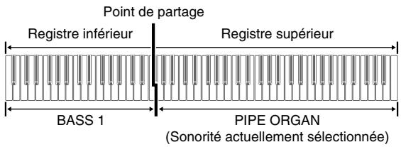 CASIO CELVIANO AP 220 - Sonorités de basse (BASS 1, BASS 2) - 1