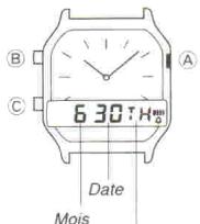 CASIO 1301 - Réglage de l'heure analogue - 1
