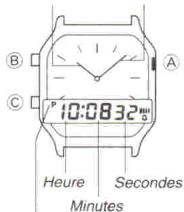 CASIO 1301 - Mode d'heure - 1