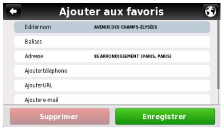 MAPPY ULTI E508ND - Enregistrer les lieux favoris - 1