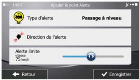 MAPPY ULTI X555 TRUCK - Enregistrer un lieu comme point d'alerte - 4