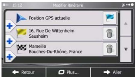 MAPPY ULTI X555 TRUCK - Éditer la liste des destinations (Modifier itinéraire) - 3