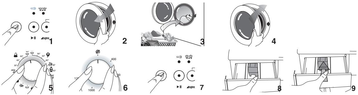 BEKO WMD 25080 TS - BbI6op nporpaMMbI n 3aynck MaunHbI - 1