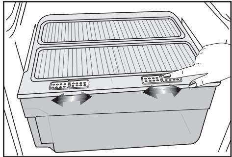 BEKO DSE 45000 - Bac à légumes: utilisation des curseurs de réglage de l'humidité (dans certains modèles) - 1