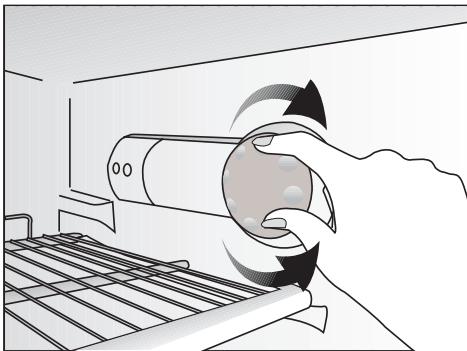 BEKO DSE 45000 - Bouton de réglage du thermostat - 1