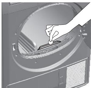 BEKO DPU7304GX - Pour nettoyer le filtre : - 1