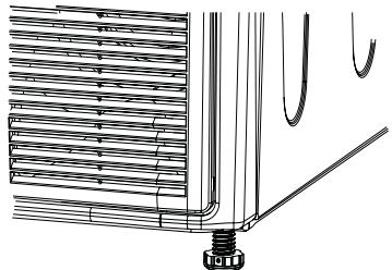 BEKO DPU7304GX - Przyañczanie węź spustu wody do Regulacja nożek - 1