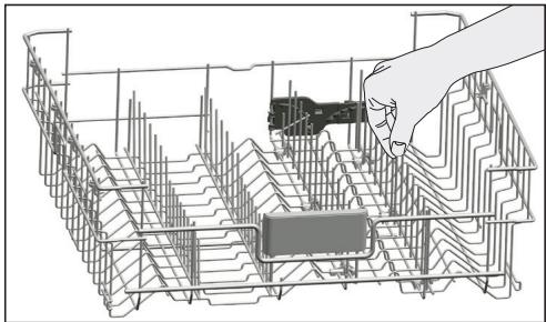 BEKO DFN26B20X - Tiges rétractables du panier supérieur - 1