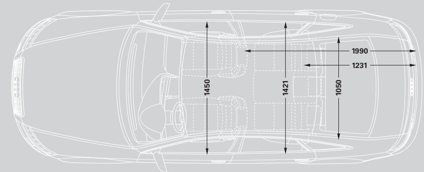AUDI A6 AVANT - Dimensions en millimètres - 3