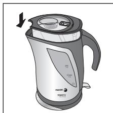 FAGOR TK-600 - Functioning with the BRITA filter unit - 2