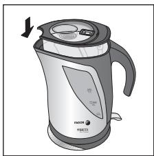 FAGOR TK-600 - Mūkōdés a BRITA szúróegységgel - 2